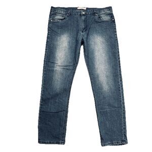 Refinery Republic Tapered Jeans Mens 40x32 Measures 41x30.5 Blue Denim